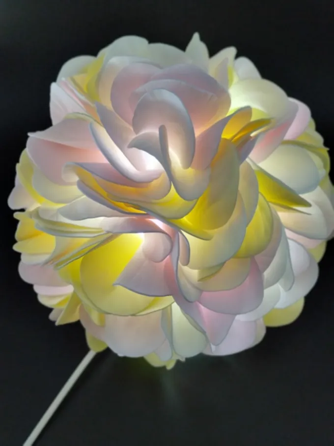 Світильник Гортензія триколірна