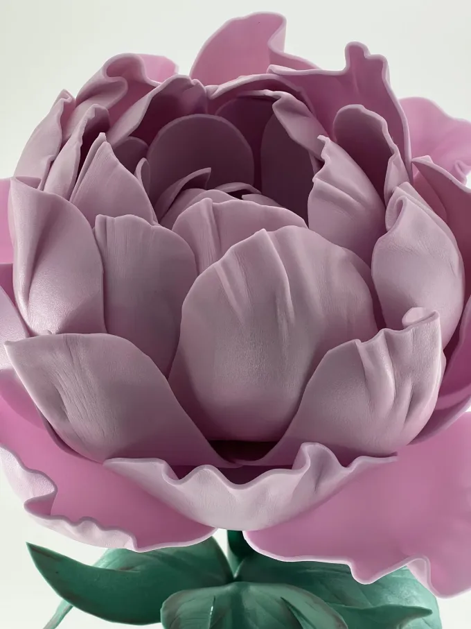 Світильник Півонія в рожевому кольорі