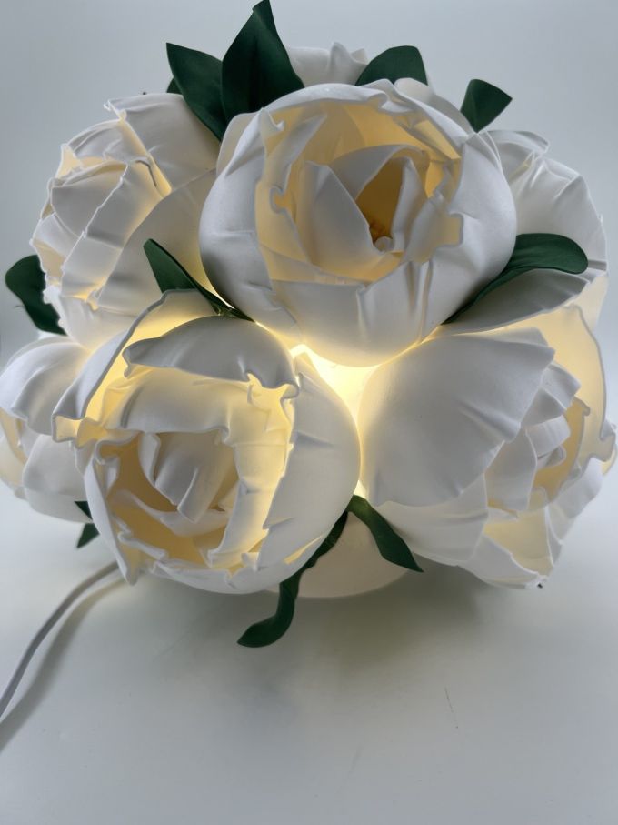 Світильник Букет півоній 