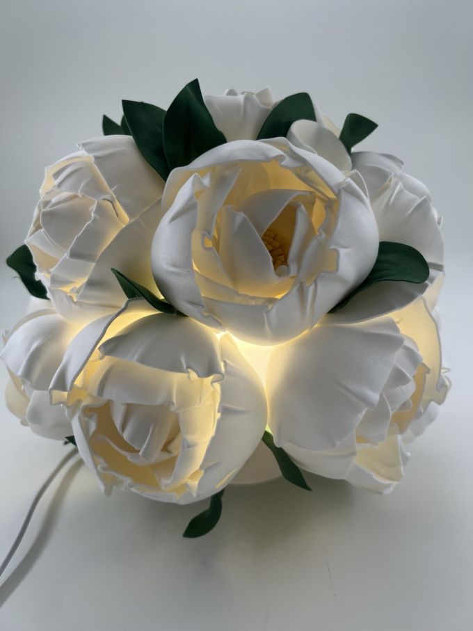 Світильник Букет півоній 