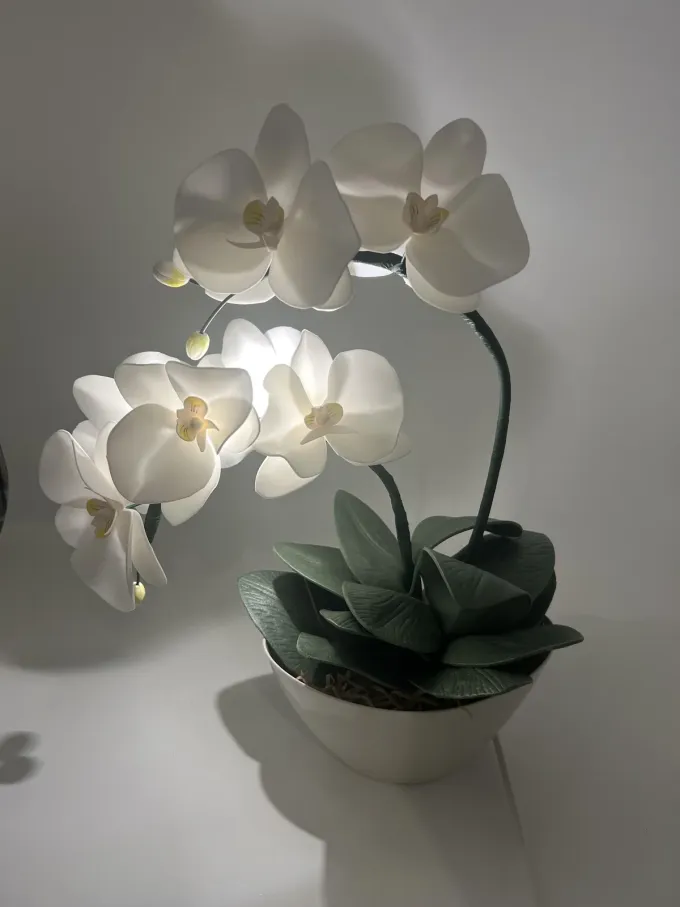 Декоративна лампа Орхідея