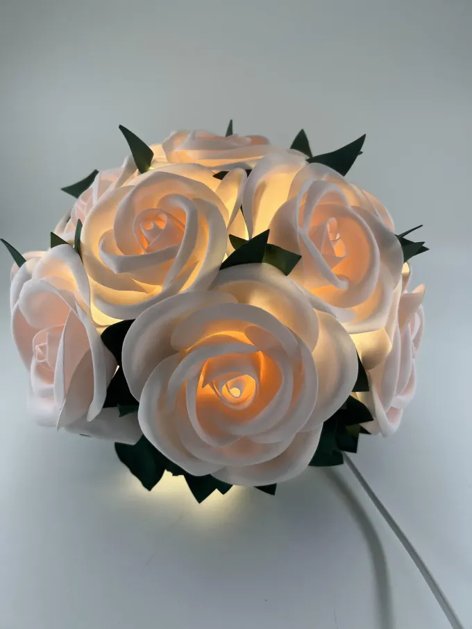 Декоративна лампа Букет троянд