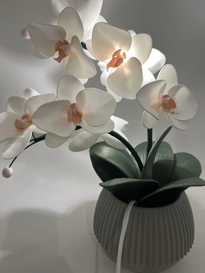 Декоративна лампа Орхідея