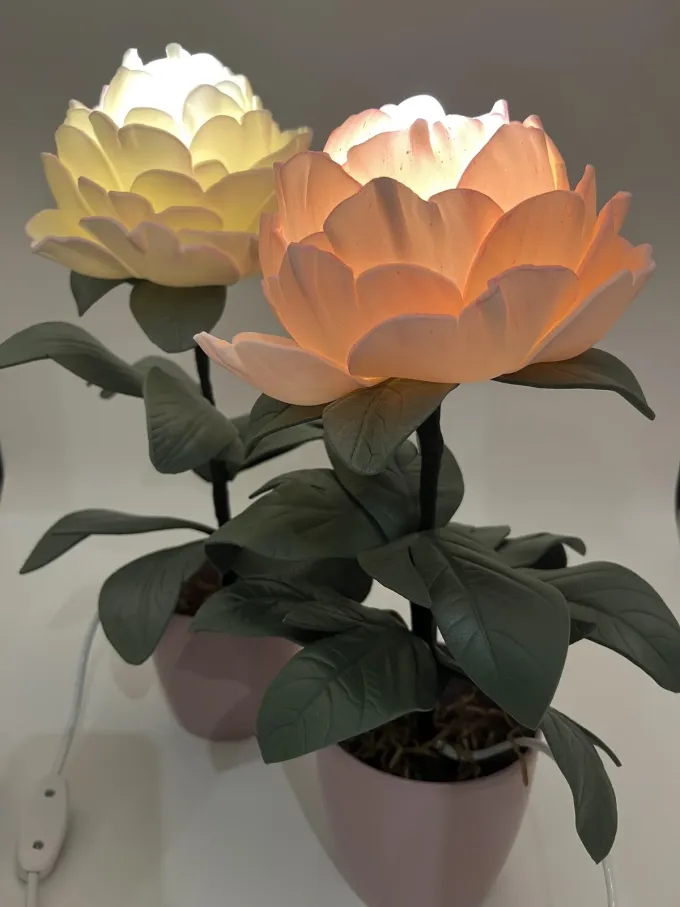 Декоративна лампа Півонія (маленька)