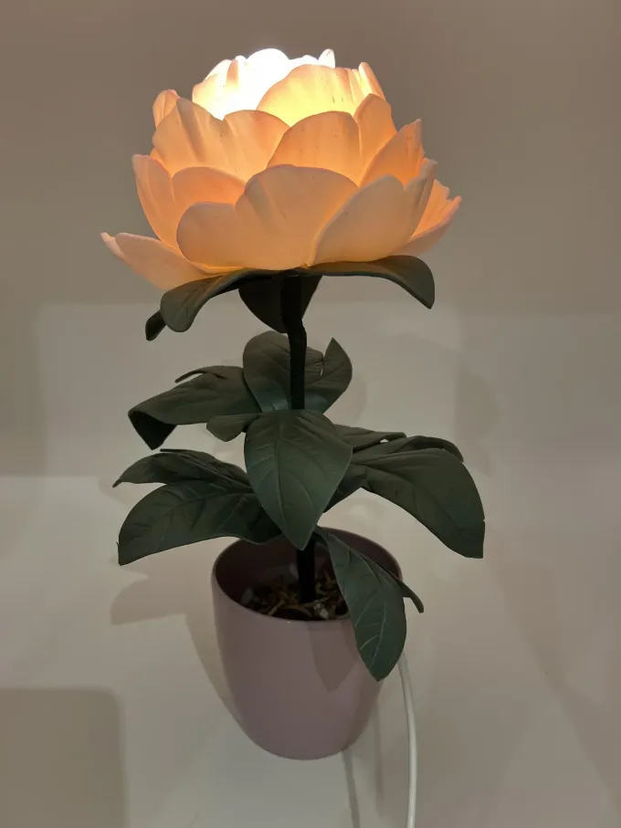 Декоративна лампа Півонія (маленька)