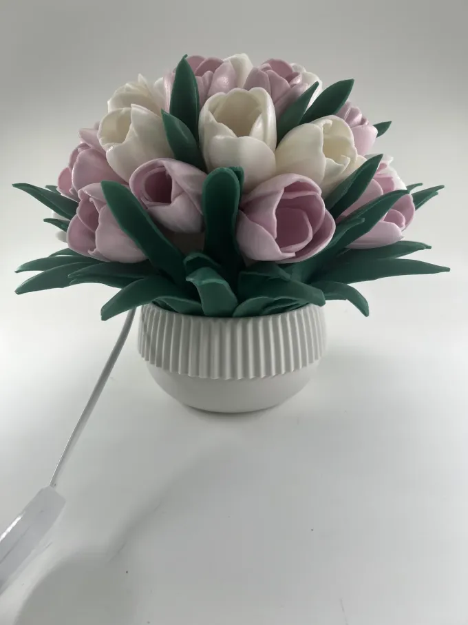 Декоративна лампа Букет тюльпанів