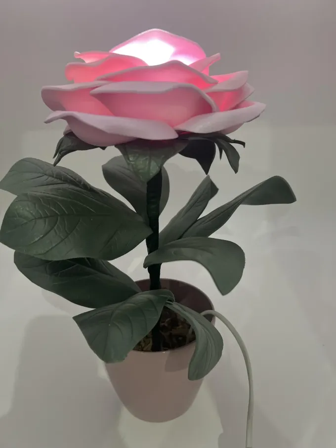 Декоративна лампа Троянда (маленька) 