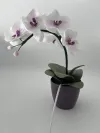 Декортивна лампа Орхідея на одну гілочку с лавндовою серединкою