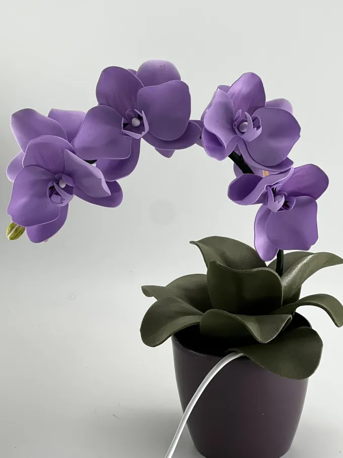 Світильник Орхідея в лавандовому кольорі