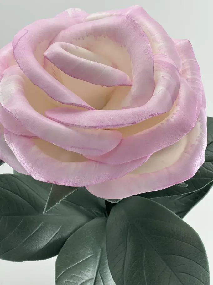 Світильник Троянда в білому кольорі