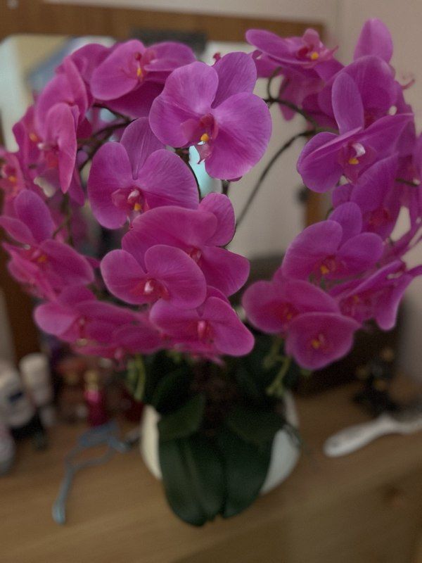 Композиція з Орхідей з латексу на 5 гілочок